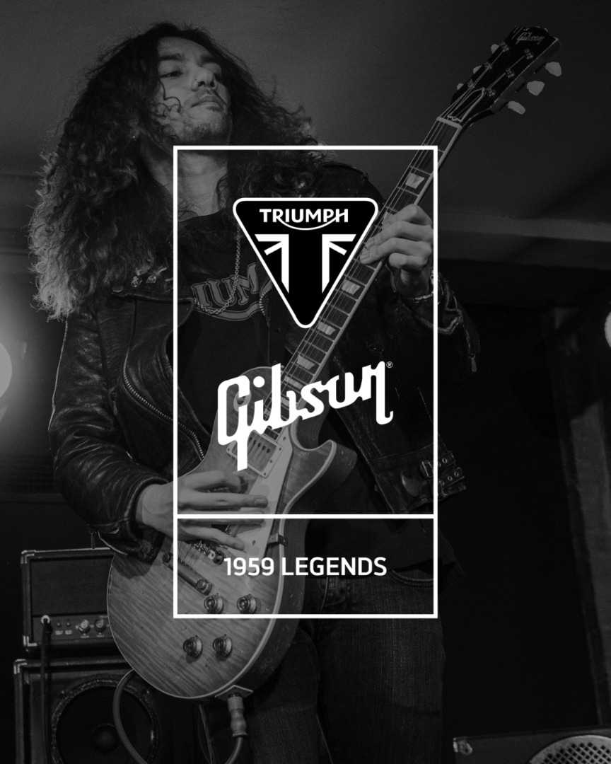 Triumph motorcycles et Gibson une collaboration sur mesure